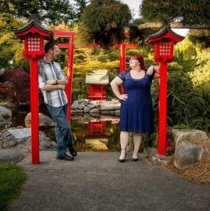 Size 22 Torrid navy blue lace dress